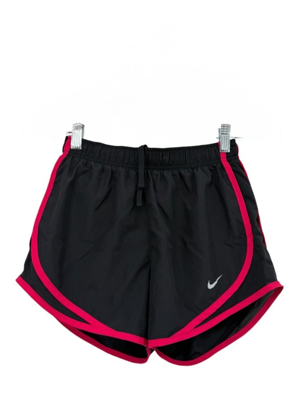 Nike Dri - FIT Running Shorts Black Pink Trim Women's XS